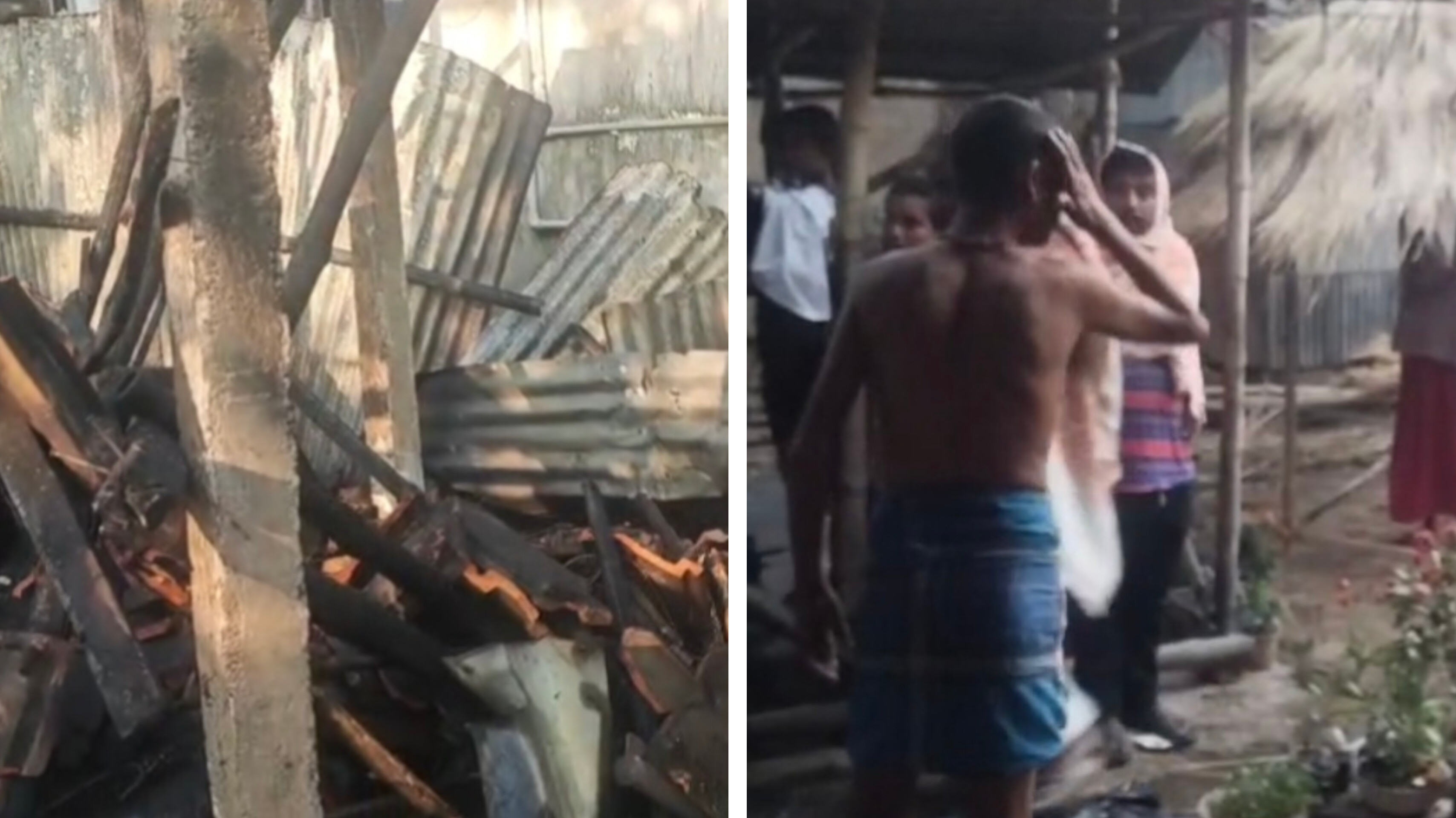 শান্তিপুরে বিজেপি নেতার তাঁত কারখানায় ভয়াবহ অগ্নিকাণ্ড , তৃণমূল বিরুদ্ধে আগুন লাগানোর অভিযোগ