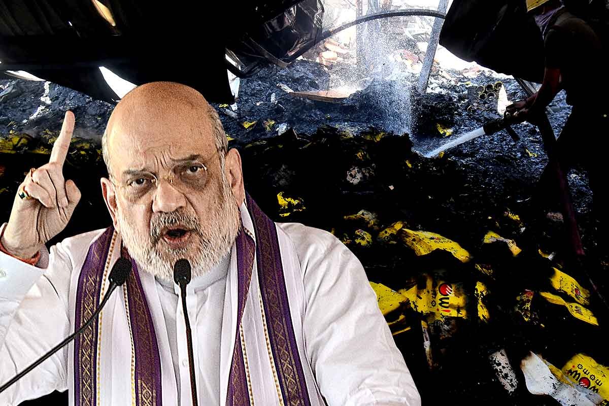 মমতাজি যতই আড়াল করুন বিজেপি এলে অপরাধীদের জেলে পাঠাবো , আনন্দপুর অগ্নিকাণ্ডে মুখ্যমন্ত্রীকে নিশানা অমিত শাহের