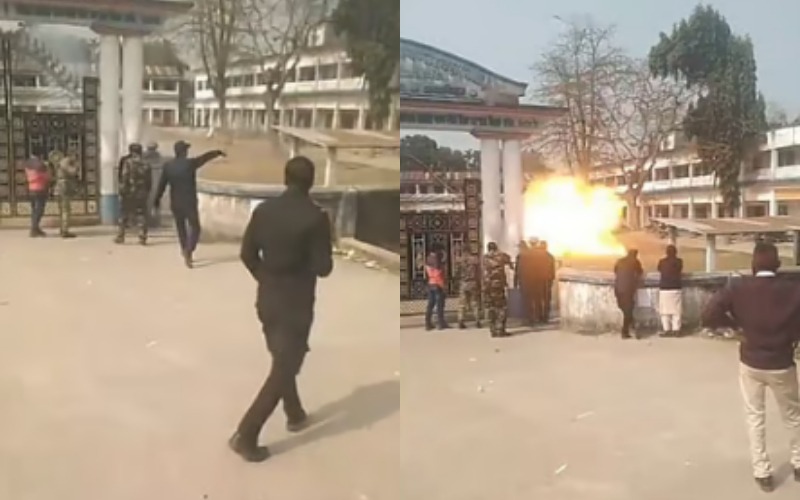 মাধ্যমিকের প্রথম দিনেই আতঙ্ক , ভয়াবহ বিস্ফোরণে কেঁপে উঠল তুফানগঞ্জের পরীক্ষাকেন্দ্র