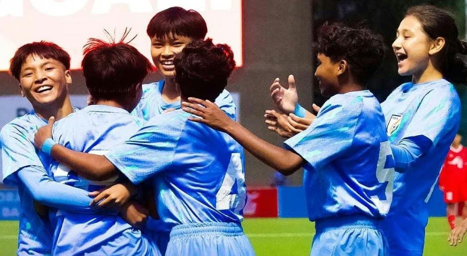 সাফ চ্যাম্পিয়নশিপ , বাংলাদেশের ভাগ্যে বুড়ো আঙুল, এক ম্যাচ বাকি থাকতেই খেতাব নিশ্চিত ভারতের মেয়েদের