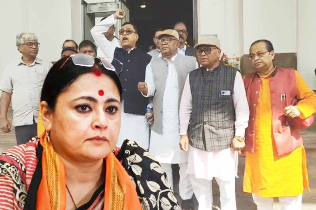 অগ্নিমিত্রা পলের বিরুদ্ধে স্বাধিকারভঙ্গের নোটিশ , ওয়াকআউট বিজেপির