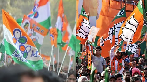 নির্বাচনের আগে উত্তপ্ত কুলতুলি , তৃণমূল-বিজেপি সংঘর্ষে আহত ২