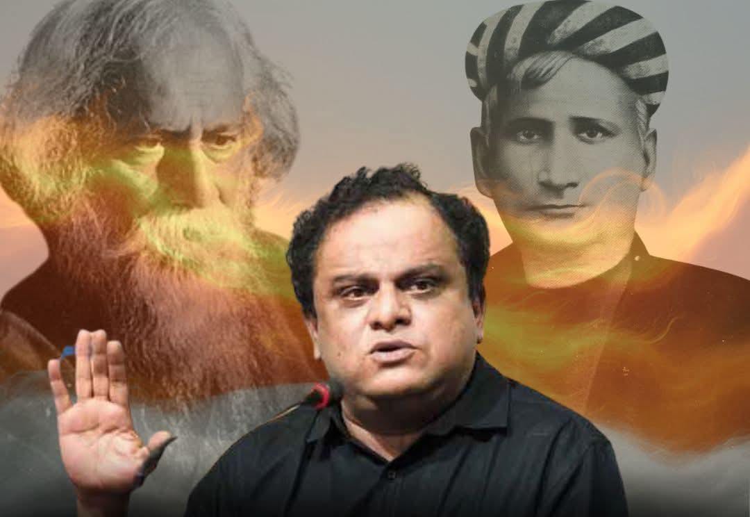 বঙ্কিমচন্দ্রের গরিমা তুলে ধরতে গিয়ে রবীন্দ্রনাথকে ছোট করেছে , বন্দে মাতরম ইস্যুতে কেন্দ্রকে নিশানা ব্রাত্য বসুর