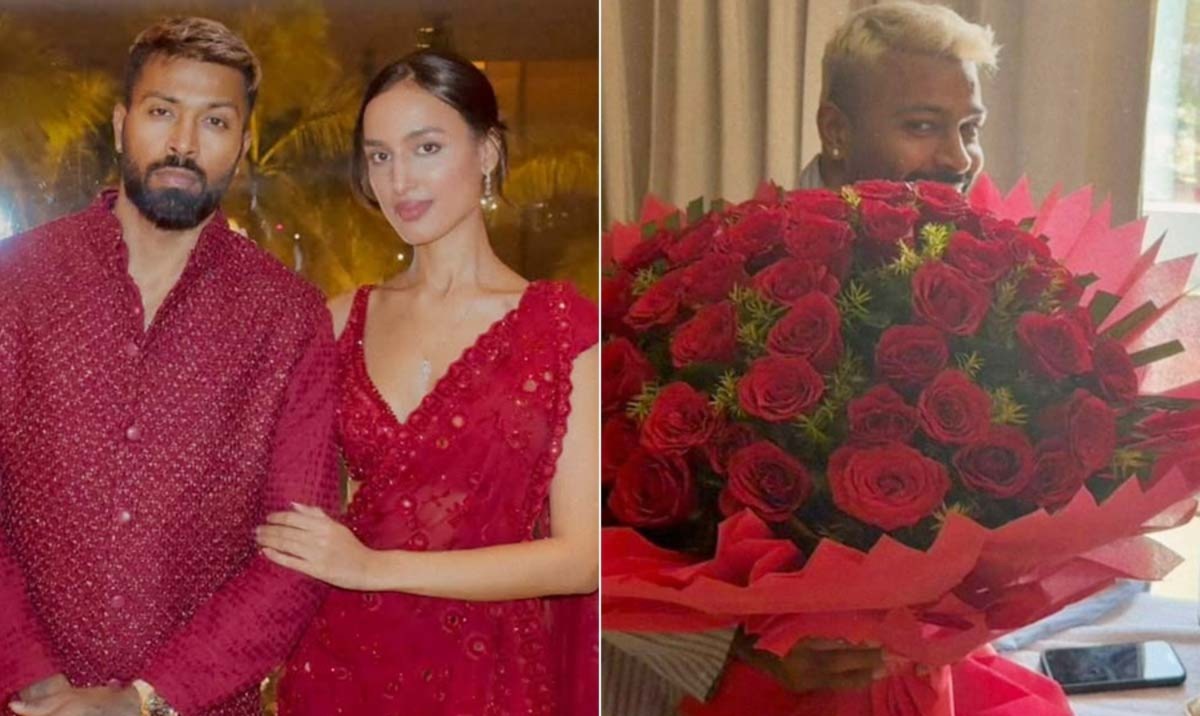 ভালোবাসার সপ্তাহে প্রেমিকাকে সারপ্রাইজ হার্দিক পান্ডিয়ার