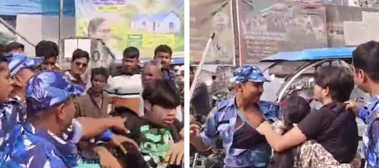 চোপড়ায় যুবসাথী শিবিরে বিশৃঙ্খলা, পুলিশের সঙ্গে ধস্তাধস্তি ঘিরে উত্তেজনা