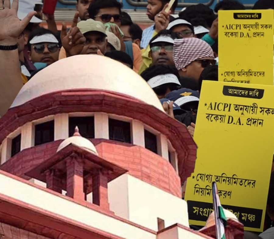 ডিএ বিতর্কে নয়া মোড় , আদালত অবমাননায় রাজ্যের বিরুদ্ধে ফের সুপ্রিম কোর্টে সংগ্রামী যৌথ মঞ্চ