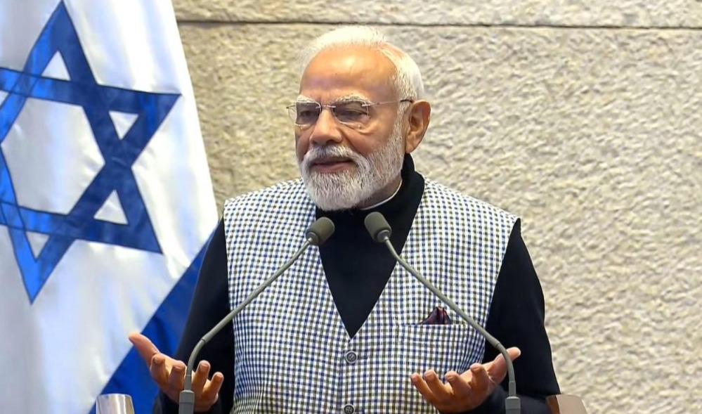 ইজরায়েল সংসদে প্রথমবার বক্তৃতা মোদির, গাজায় শান্তি ফেরানোর পক্ষে সওয়াল ভারতের প্রধানমন্ত্রীর