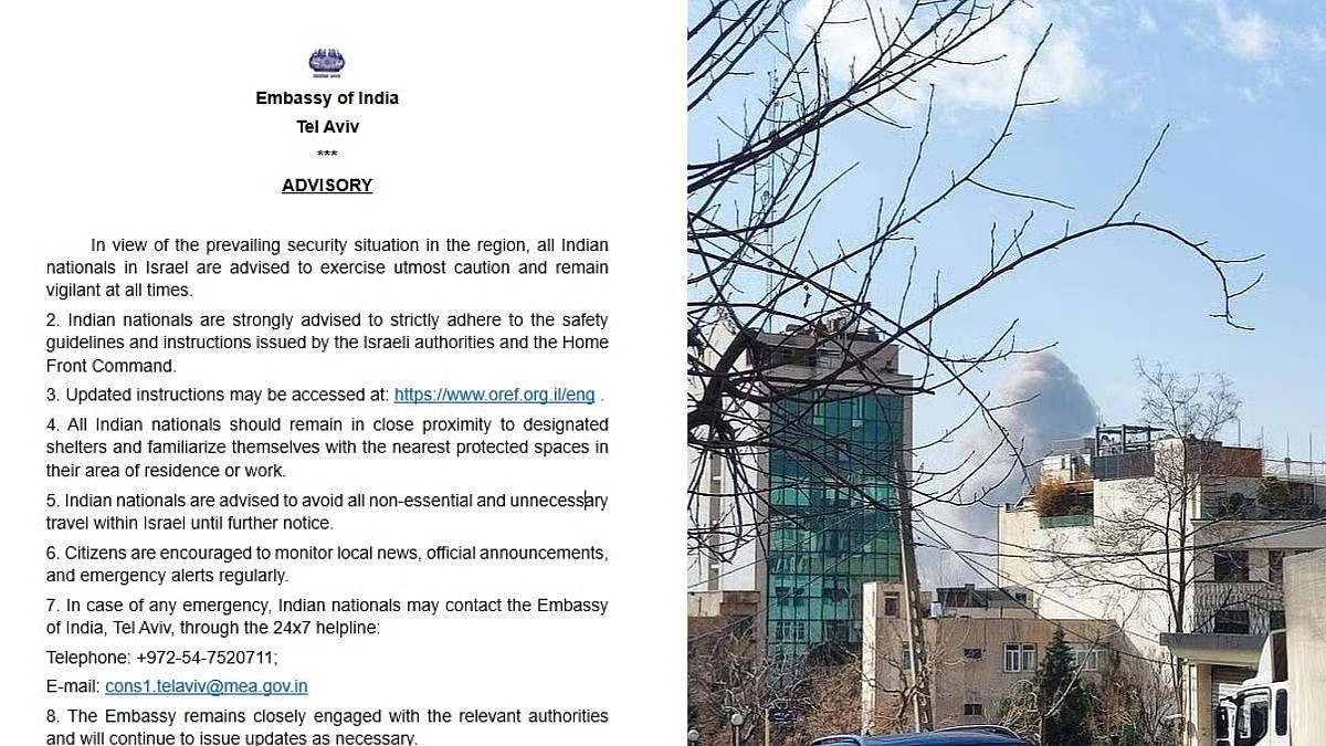 ইরানে হামলা তেল আভিভের, ইজরায়েলে বসবাসকারী ভারতীয়দের সতর্কবার্তা দিল্লির