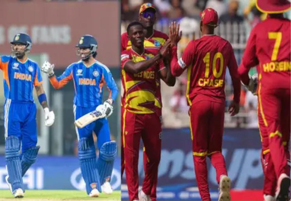 বিশ্বকাপে ক্যারিবিয়ানদের থেকে পিছিয়ে ভারত , ইতিহাস বদলে সেমির আশায় সূর্যরা