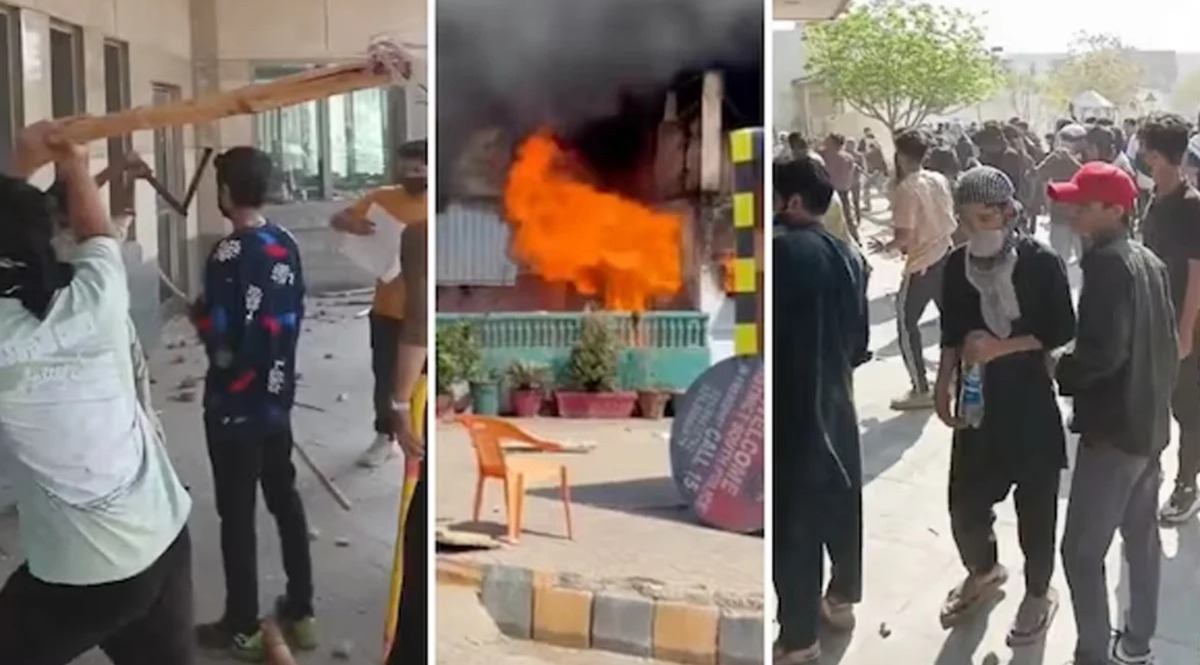 খামেনেইয়ের মৃত্যুর প্রতিবাদে করাচিতে মার্কিন দূতাবাসে হামলা, মৃত ১০