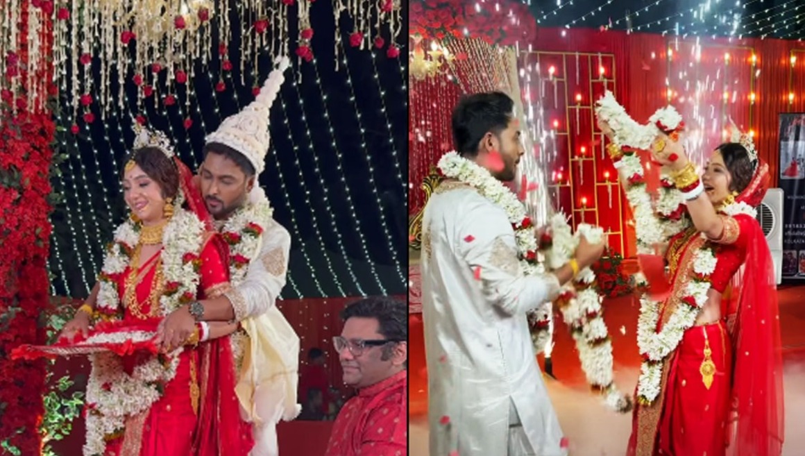 বাথরুম গেলেও দাপট বাউন্সারের, নেই খাবার জল, অনন্যা-সুকান্তর বিয়ে নিয়ে তুঙ্গে বিতর্ক