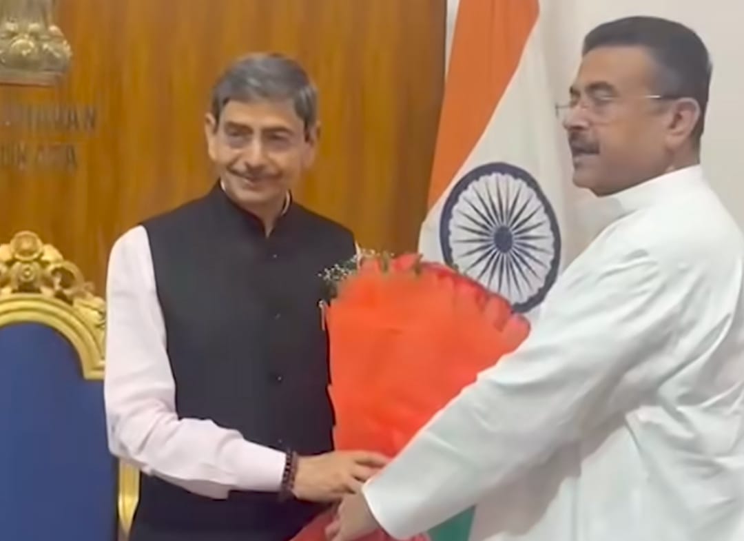 সংবিধান বাঁচান , নতুন রাজ্যপালের সঙ্গে সাক্ষাতে বার্তা শুভেন্দুর