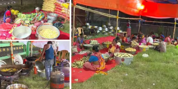 রাজ্যজুড়ে গ্যাসের হাহাকার , ব্রিগেডে মোদির সভায় দেদার রান্নাবান্না