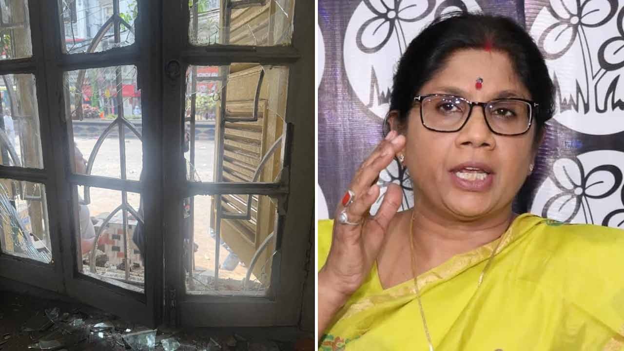 মোদি আসার আগে উত্তেজনা , মন্ত্রী শশী পাঁজার বাড়িতে হামলার অভিযোগ