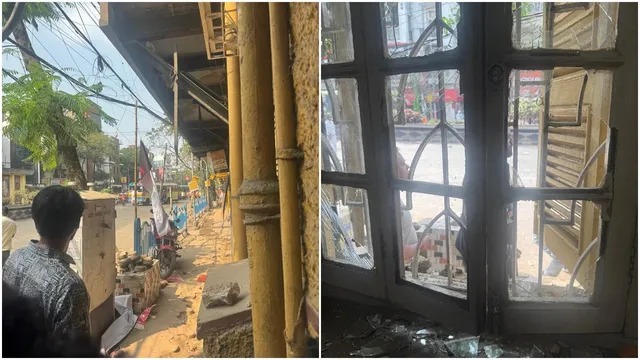 মোদির সভার আগে উত্তপ্ত গিরিশ পার্ক , তৃণমূল - বিজেপি সংঘর্ষে ধুন্ধুমার পরিস্থিতি