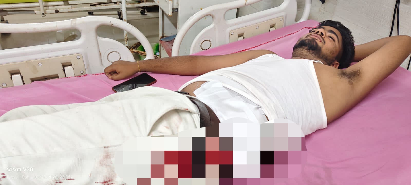 ভোট ঘোষণার রাতেই রক্তাক্ত দিনহাটা , ধারালো অস্ত্রের আঘাতে জখম তৃণমূল যুবনেতা