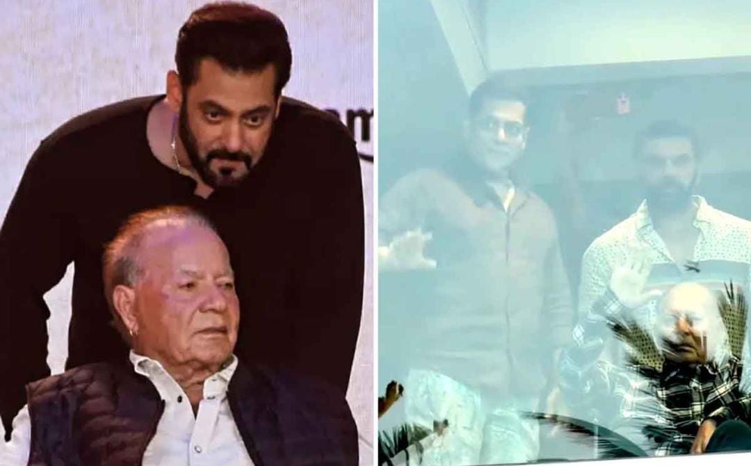 ঈদের বিশেষ দিনে বাবা সেলিম খানকে নিয়ে চমক সালমানের , গ্যালাক্সির সিংহদুয়ারে জনজোয়ার