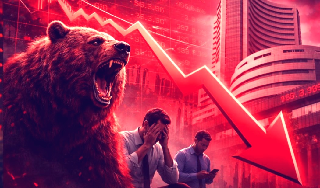 পশ্চিম এশিয়ার যুদ্ধে রক্তক্ষরণ শেয়ার বাজারে, নিম্নগামী সেনসেক্স-নিফটি