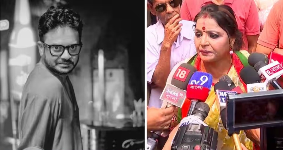 রাহুলের বিজয়গড়ের বাড়ির সামনে ব্যাপক উত্তেজনা, বিজেপি প্রার্থী পাপিয়া অধিকারীর সঙ্গে তুমুল বচসা স্থানীয়দের