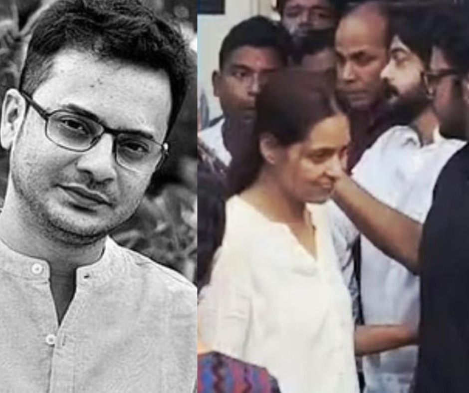 শেষকৃত্য সম্পন্ন হল রাহুলের , স্বামীকে দাহ করে বেরোলেন প্রিয়াঙ্কা