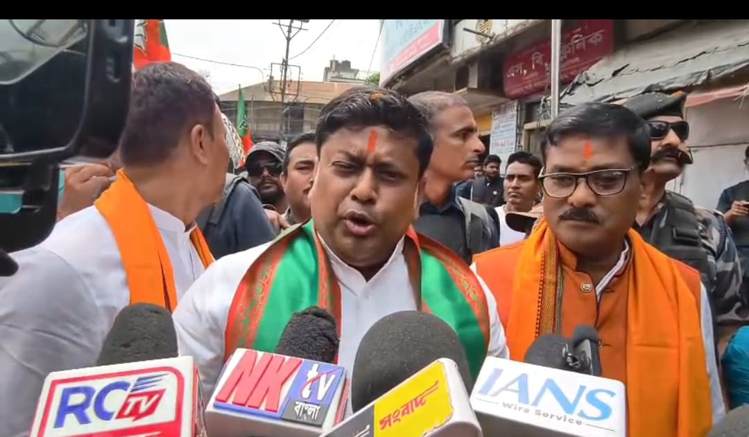 দিনহাটাকে গুণ্ডার হাত থেকে মুক্ত করতে হবে, উদয়ন গুহকে কটাক্ষ সুকান্তের