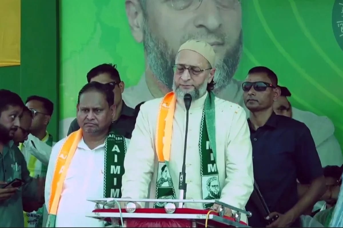 নওদায় জোটের সভা , ওয়েইসিকে সঙ্গে নিয়ে ভোটের ইস্তেহার প্রকাশ আম জনতা উন্নয়ন পার্টির