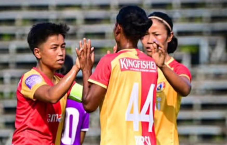 কন্যাশ্রী কাপে লাল - হলুদ ঝড় , দীপ্তি সংঘকে ২১ গোলের মালা পরাল ইস্টবেঙ্গল