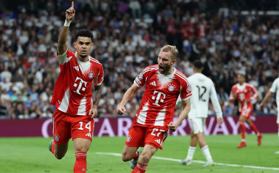 উয়েফা চ্যাম্পিয়ন্স লিগ , রুদ্ধশ্বাস প্রথম লেগ , বায়ার্নের বিরুদ্ধে ১ গোলে পিছিয়ে রিয়াল