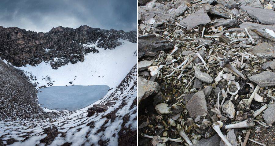 হিমালয়ের বুকে কঙ্কালের স্তূপ