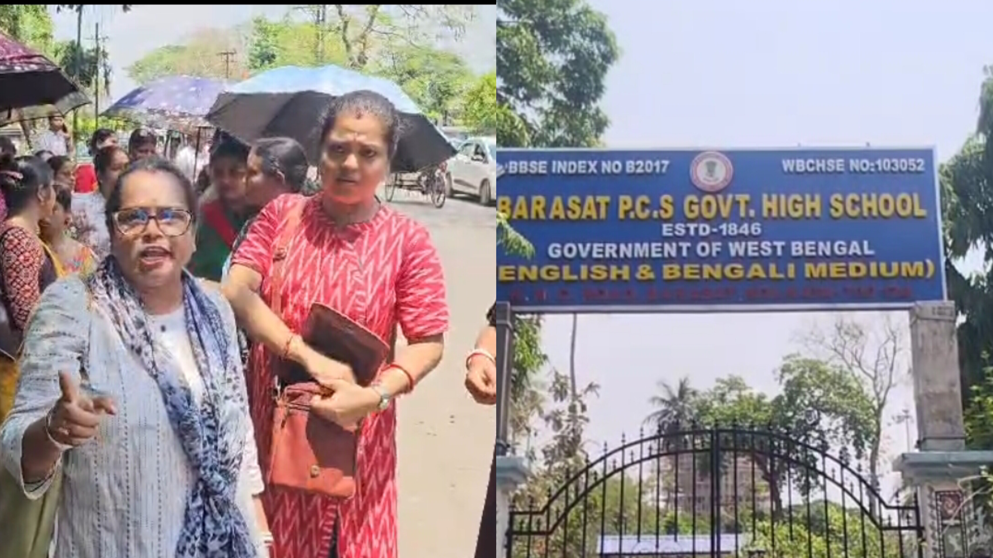 পরীক্ষার মাঝেই দেদার মাইক চালিয়ে চলছে মমতার প্রচার ,  ক্ষুব্ধ অভিভাবকেরা