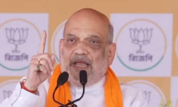 হীরকরানিকে এবার টাটা বাইবাই করার সময় এসে গেছে , নাম না করে মমতাকে কটাক্ষ শাহের