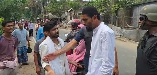 ভোটের মাঝে ভাঙড়ে উত্তেজনা , বিক্ষোভের মুখে আইএসএফ প্রার্থী নওশাদ সিদ্দিকী