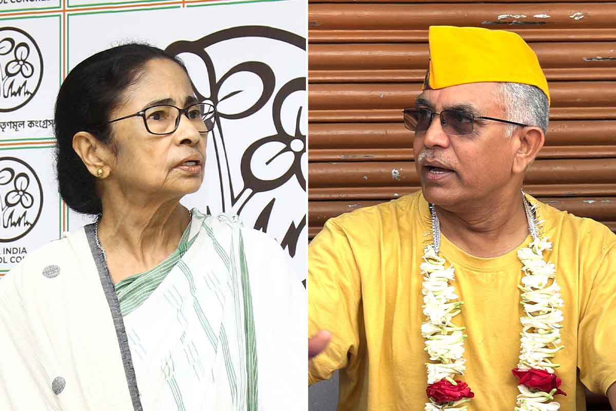 উনি হচ্ছেন শাড়ি পরা ট্রাম্প , দুদিন পর এমনিও ক্ষমতার নেশা কেটে যাবে , ইস্তফা বিতর্কে মমতাকে কটাক্ষ দিলীপের