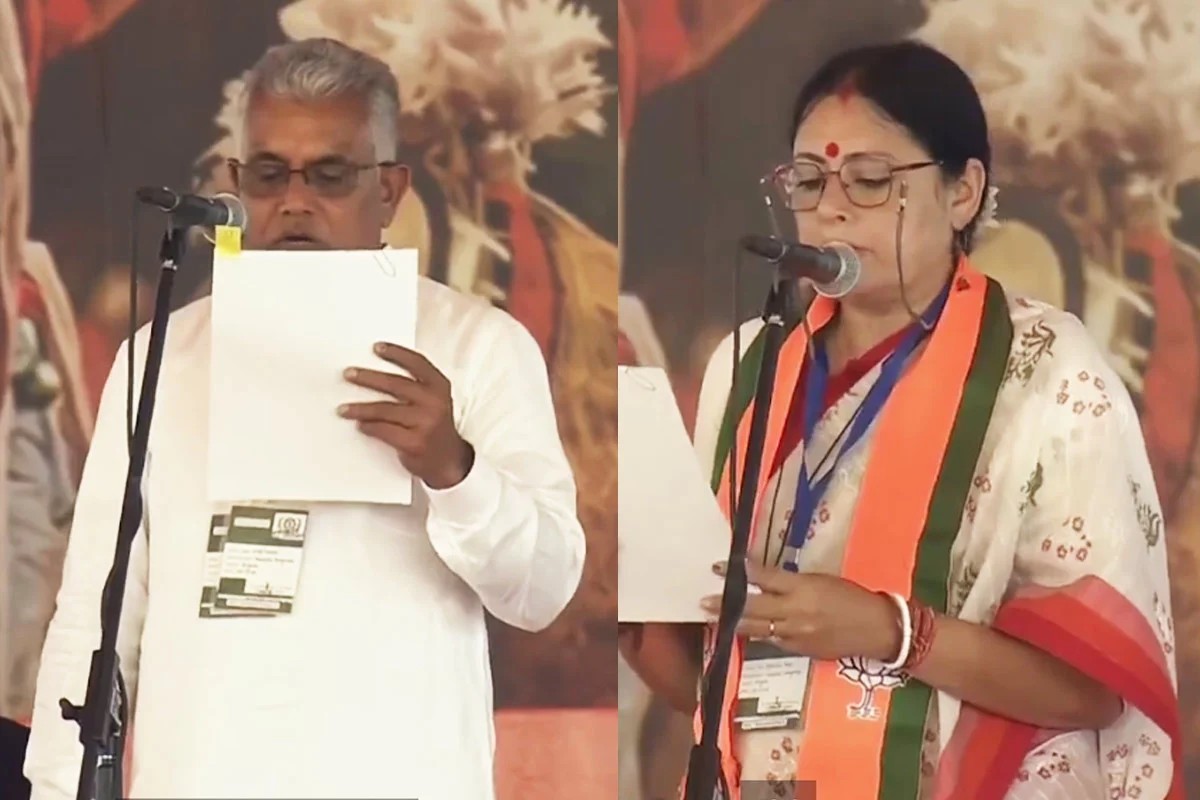 বাংলায় নতুন মন্ত্রীসভা গঠনের সূচনা , শুভেন্দুর সঙ্গে শপথ পাঁচ মন্ত্রীর