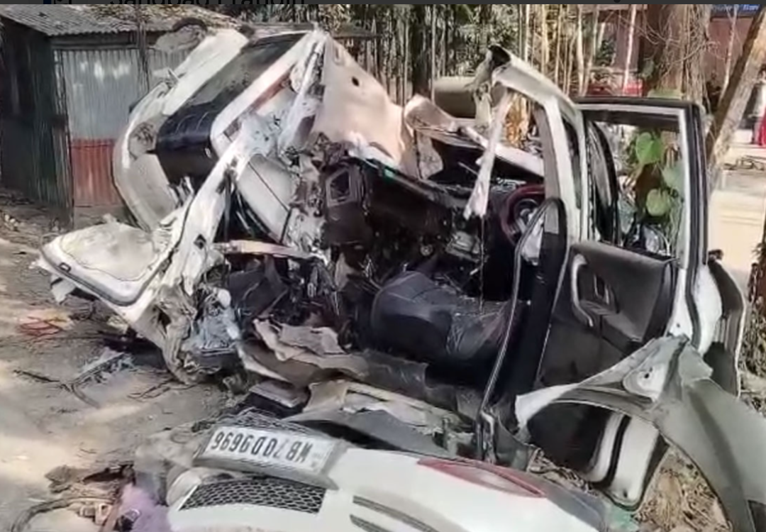 পুজো দিয়ে আর ফেরা হলো না বাড়ি! ফুলিয়ায় ডাম্পারের ধাক্কায় মৃত ৩, আহত আরও ১৫