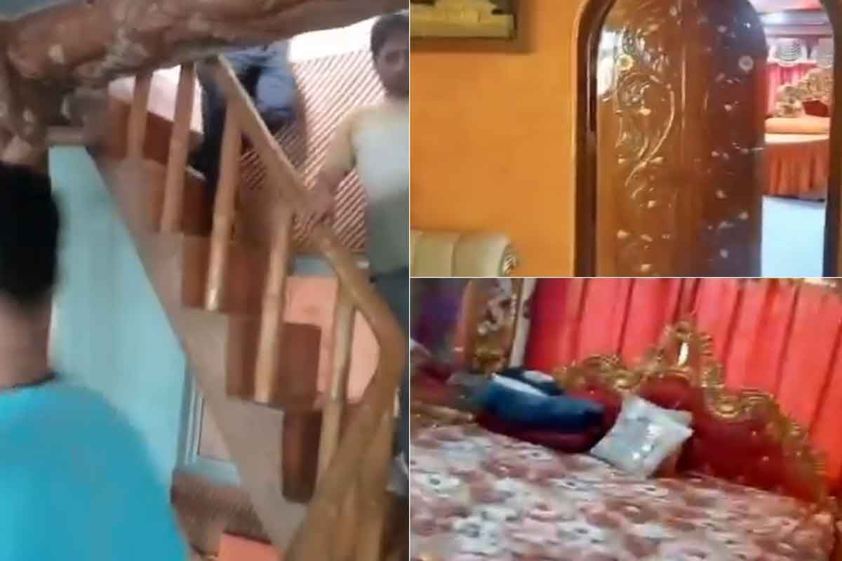 শিবপুরে তৃণমূল নেতার হাভেলি  ঘিরে বিতর্ক , বাড়িতে মিলল গোপন সুড়ঙ্গ