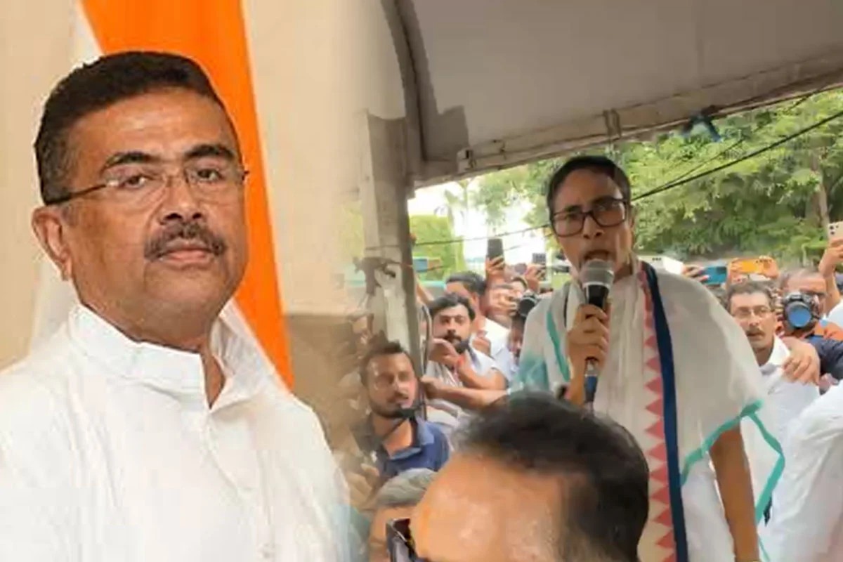 এত দূরাবস্থা , দলটা ফলতার মতন হয়ে গেছে , মমতার ধর্না নিয়ে পাল্টা খোঁচা শুভেন্দুর