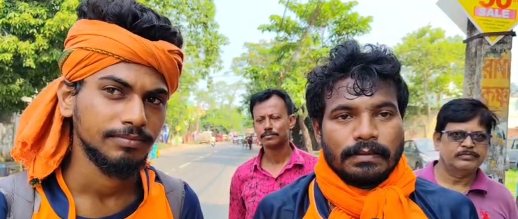 'বাংলার মানুষের জন্য মানত করেছিলাম', দণ্ডি কেটে বড়মার কাছে বিজেপি কর্মী
