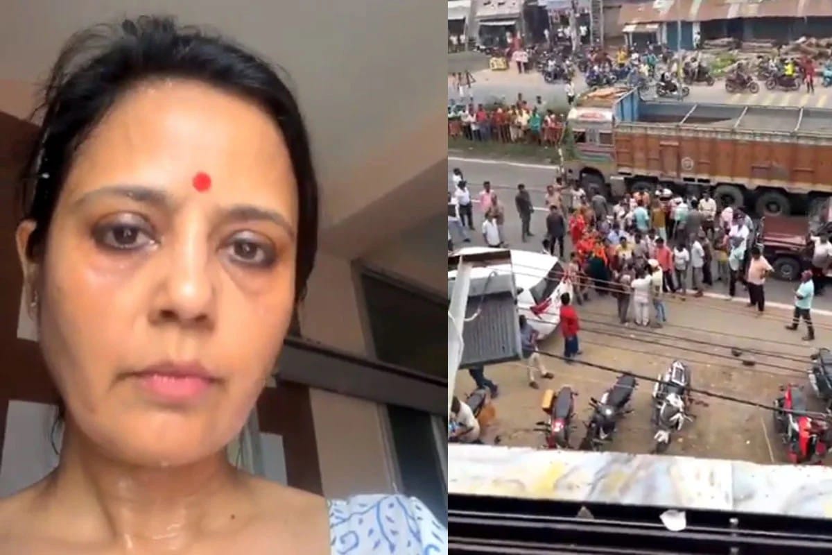 কালীগঞ্জে মহুয়া মৈত্রকে লক্ষ্য করে ডিম হামলা , পুলিশের নিষ্ক্রিয়তা নিয়ে সরব তৃণমূল সাংসদ