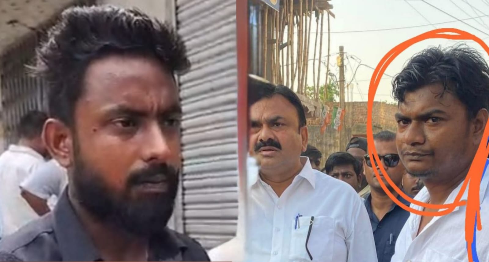 বিজেপি কর্মীর বাড়ির সামনে গুলি , গ্রেফতার ২