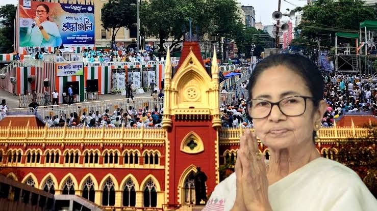 আদালতের নির্দেশের পরেও এরম কেন?, কালীঘাট তৃণমূলের মঞ্চ ভাঙচুরের অভিযোগে কড়া পদক্ষেপ হাইকোর্টের