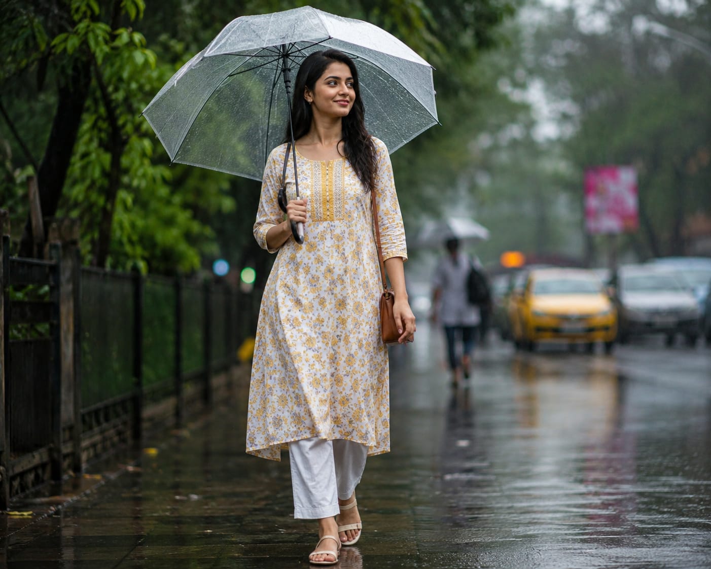 বৃষ্টিতে ভিজলেও অস্বস্তি নয় , সঠিক ফেব্রিকেই মিলবে আরাম