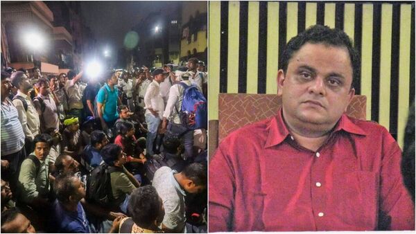 সকালে বিধানসভা অভিযান, রাতে শিক্ষামন্ত্রীর বাড়ির সামনে বিক্ষোভ টেট উত্তীর্ণদের
