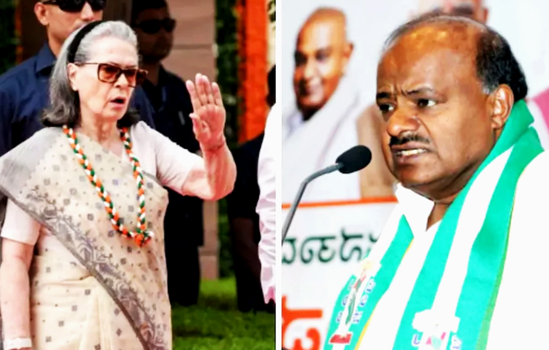 শরীরে ইটালিয়ান রক্ত! বন্দে মাতরম বিতর্কে সোনিয়াকে বিস্ফোরক মন্তব্য কেন্দ্রীয় মন্ত্রীর, প্রশ্ন পরিচয় নিয়েও