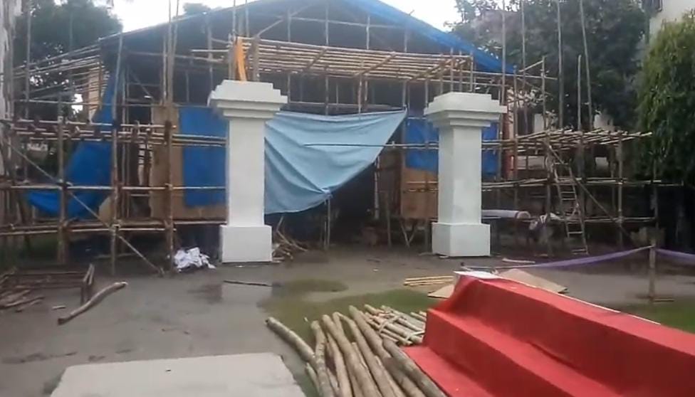 বৃষ্টির প্রকোপের মাঝেই চলছে প্রস্তুতি , সেরা চমক দিতে চলেছে শিলিগুড়ি অগ্রগামী