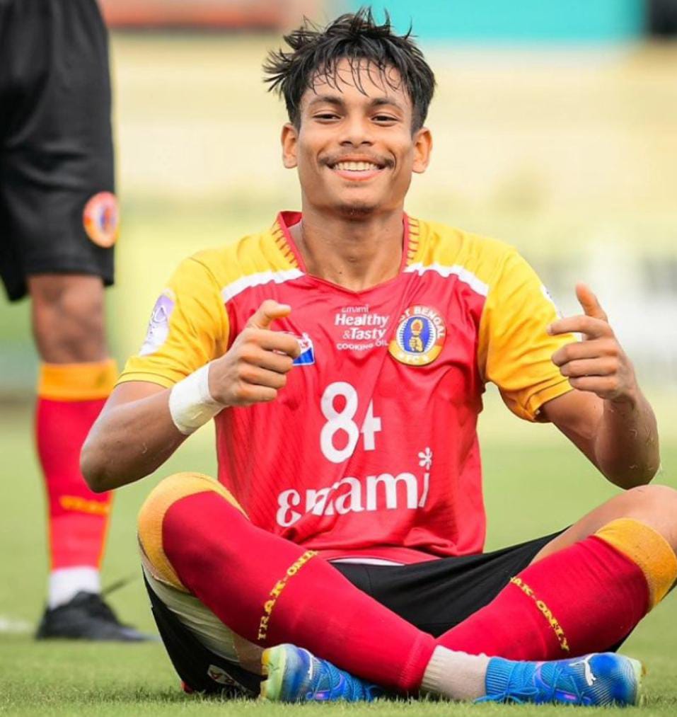 কলকাতা লিগে সায়নের জোড়া গোল , জয়ের ধারা অব্যাহত ইস্টবেঙ্গলের