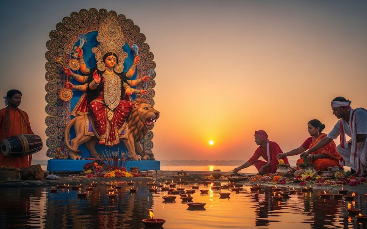 রাত পোহালেই দেবীপক্ষের সূচনা , শিলিগুড়ি বাজারে পুজোর ছোঁয়া