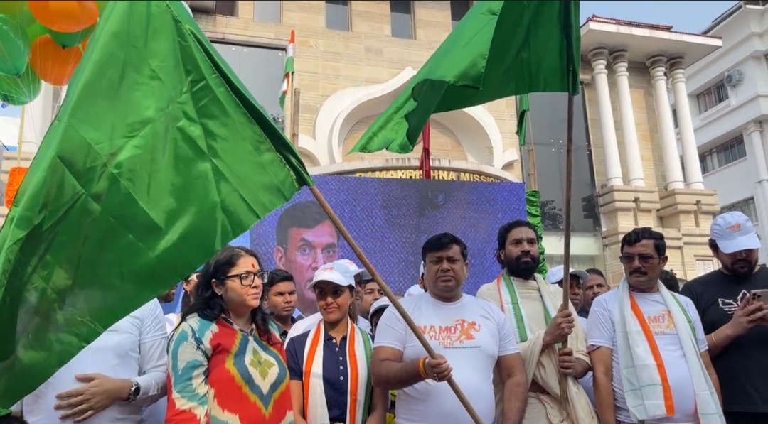 মহালয়ার সকালে প্রধানমন্ত্রীর নামে ‘নমো যুব রান’, নেশামুক্ত ভারত অভিযানে বিজেপি