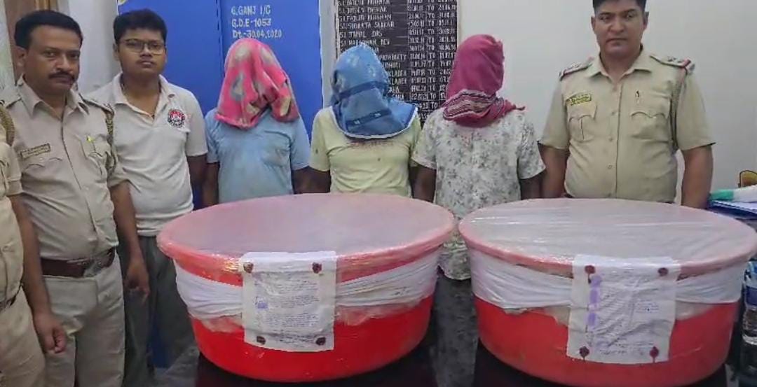 ৪০ কোটির ব্রাউন সুগার উদ্ধার মালদহ জেলা পুলিশের , গ্রেফতার তিন দুষ্কৃতী
