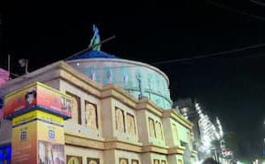 পঞ্চমীর রাতে বিতর্ক , আলো নিভিয়ে বন্ধ করে দেওয়া হল মহম্মদ আলি পার্কের পুজো